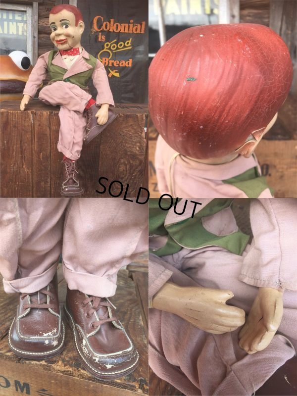 画像6: 50s Vintage Jerry Mahoney Composition Ventriloquist Doll (AL588)
