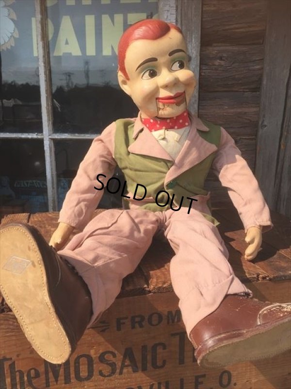 画像1: 50s Vintage Jerry Mahoney Composition Ventriloquist Doll (AL588)