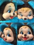 画像3: Vintage Rubber Face Doll Bear Blue (AL589） (3)