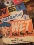 画像4: Vintage Dutch Boy Paint Card Board Sign (AL597) (4)