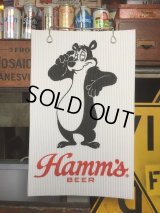 Vintage Hamm's Bear Poster Sign (AL598)