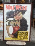 画像1: Vintage MAE WEST Every Day & Every Day's a Holiday Poster (AL705) (1)