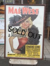 Vintage MAE WEST Every Day & Every Day's a Holiday Poster (AL705)