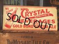 40s Vintage Crystal Cola Soda Embosed Tin Sign (AL707)