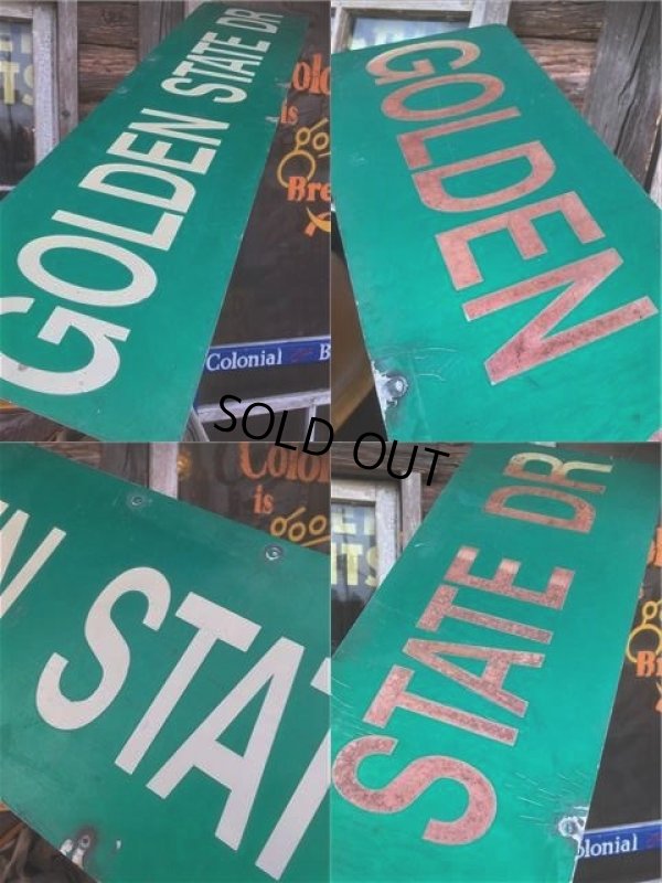 画像5: Vintage Road Sign GOLDEN STATE DR　(AL713) 