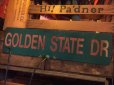 画像1: Vintage Road Sign GOLDEN STATE DR　(AL713)  (1)