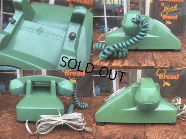 画像2: 70s Vintage Automatic Electric Telephone Green (AL722) 