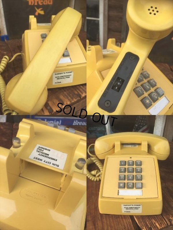 画像3: 70s Vintage US Bell System Telephone Yellow (AL721) 