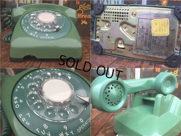 画像3: 70s Vintage Automatic Electric Telephone Green (AL722) 