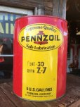 画像1: Vintage Pennzoil 5GL Motor Gas/Oil Can (AL423)  (1)