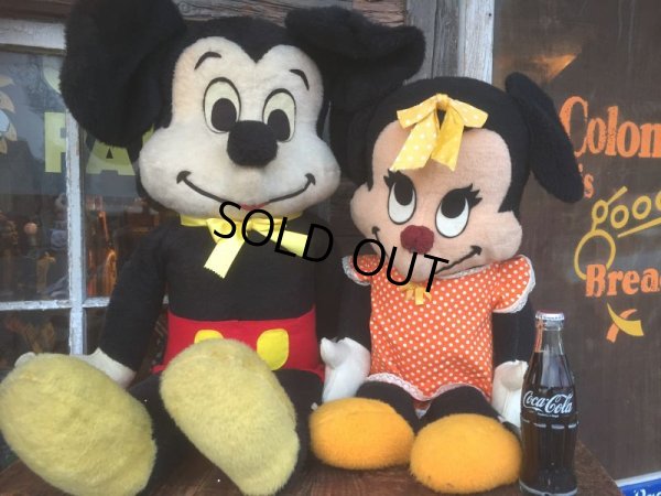 画像1: Vintage Disney Mickey Mouse Big Plush Doll 98cm (AL725) 