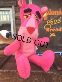 Vintage  Mighty Star Pink Pnather Plush Doll (AL727)