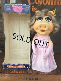 70s Vintage Muppet Show Miss Piggy Hand Puppet Doll w/box (AL731)