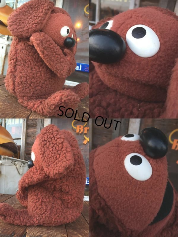 画像2: 70s Vintage Muppet Show Rowlf Hand Puppet Doll (AL733)