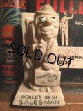 70s Vintage Message Doll / WORLD'S BEST SALESMAN (AL8654) 