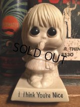 70s Vintage Message Doll / I THINK YOU'RE NICE (AL8712) 