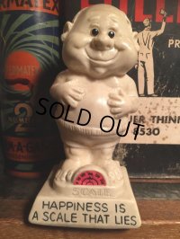 70s Vintage Message Doll / HAPPINESS IS A SCALE THAT LIES (AL8703) 