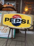 画像1: Vintage Pepsi Bottle Cap Porcelain Sign (AL736) (1)