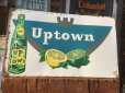 画像1: Vintage Uptown Soda  Embosed Sign (AL709) (1)