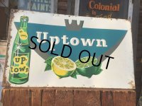 Vintage Uptown Soda  Embosed Sign (AL709)
