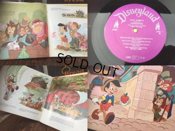 画像4: 60s Vintage LP Disney Pinocchio (AL9028) 