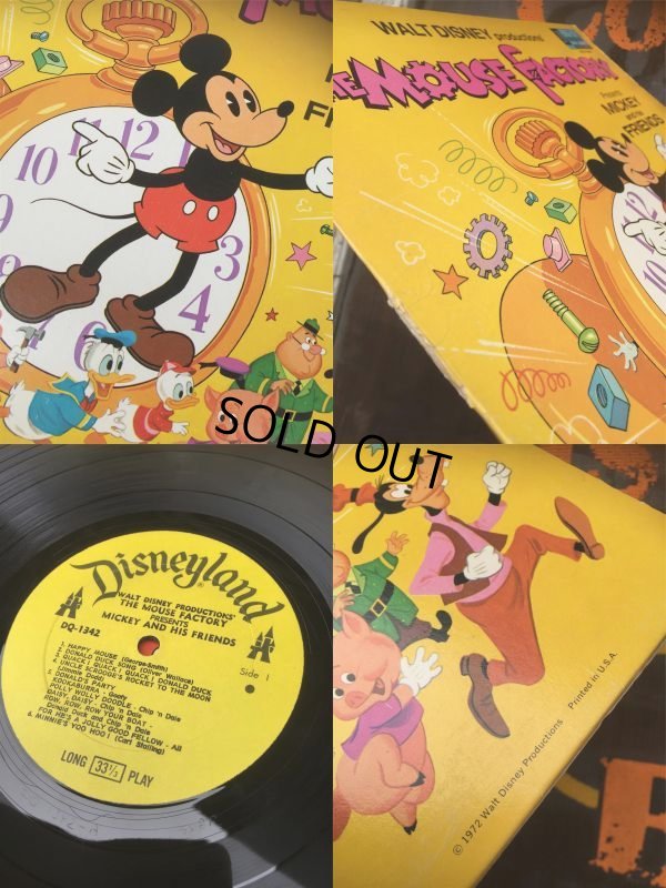 画像3: 70s Vintage LP Disney The Mickey Factory (AL8933) 