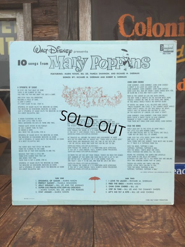 画像2: 60s Vintage LP Disney Mary Poppins (AL8994) 