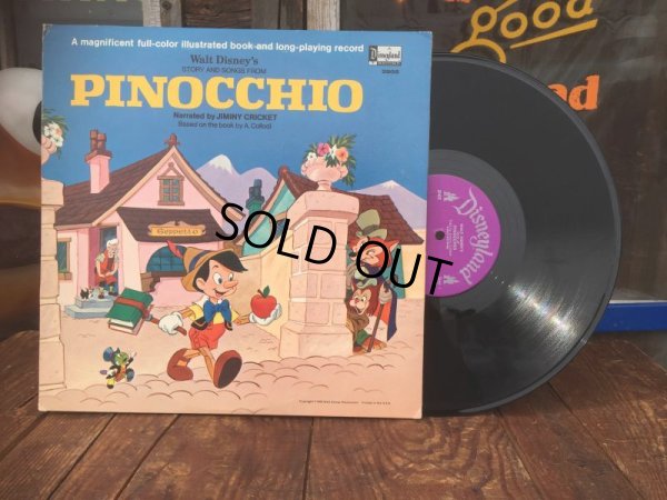 画像1: 60s Vintage LP Disney Pinocchio (AL9028) 