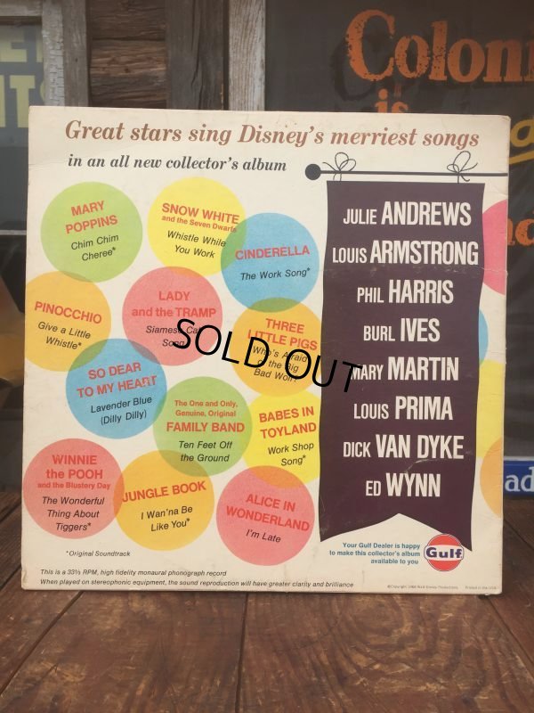 画像2: SALE Vintage LP Disney Merriest Songs (AL8939) 