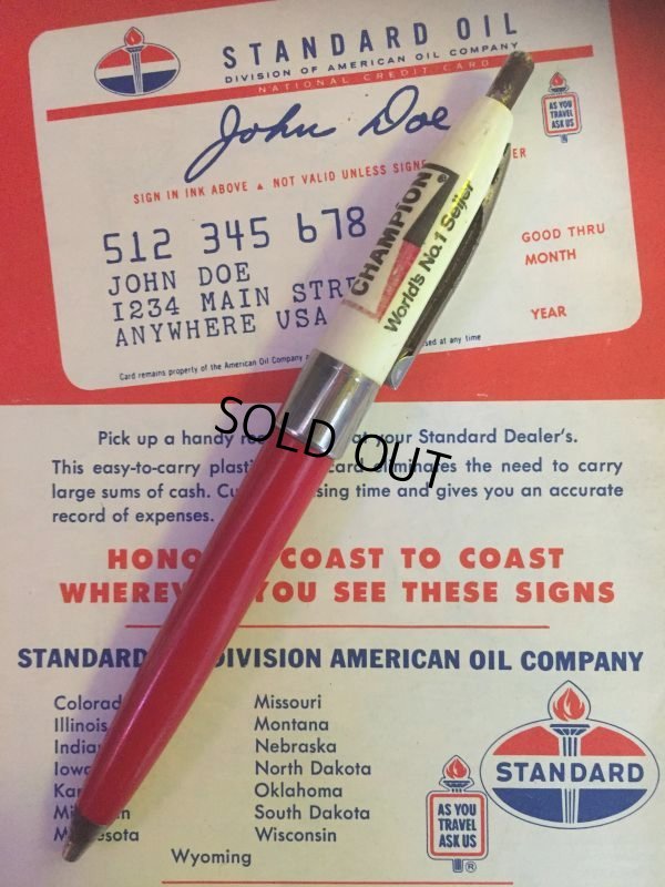 画像2: Vintage Auto Gas Oil Advertising Pen CHAMPION (AL9172) 