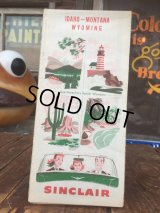 60s Vintage Road Map SINCLAIR (AL742) 