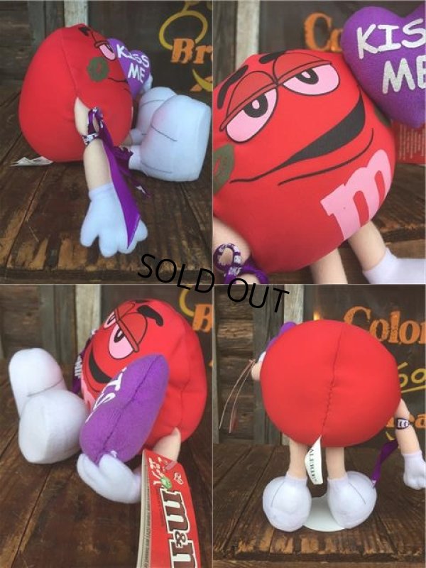 画像2: Vintage M&M's Plush Doll Kiss Me Red (AL759)