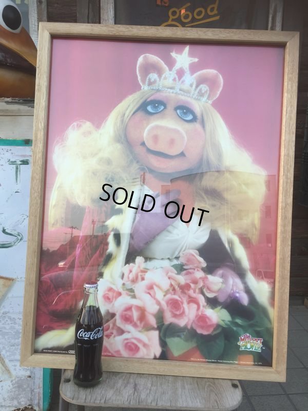 画像1: 70s Vintage Muppet Movie Original Poster Miss Piggy (AL738)