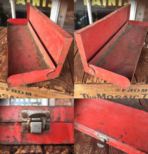 画像3: Vintage Tool Box Red (AL783)