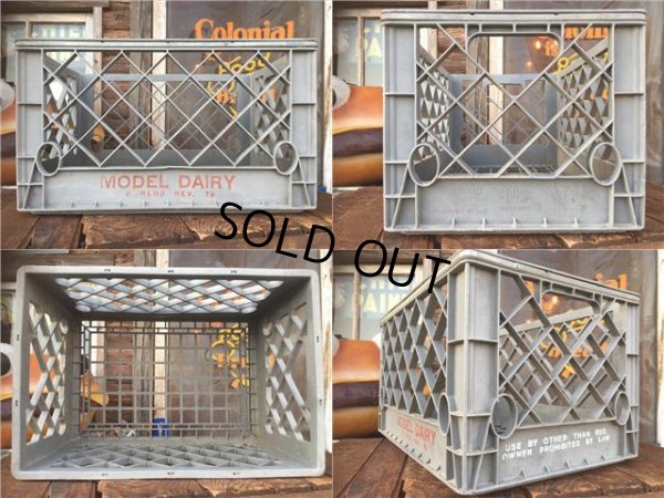 画像2: Vintage Model Dairy Plastic Crate Box (AL787)