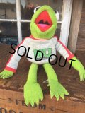 SALE 80s Vintage Muppets Kermit the Frog MU Doll (AL795)