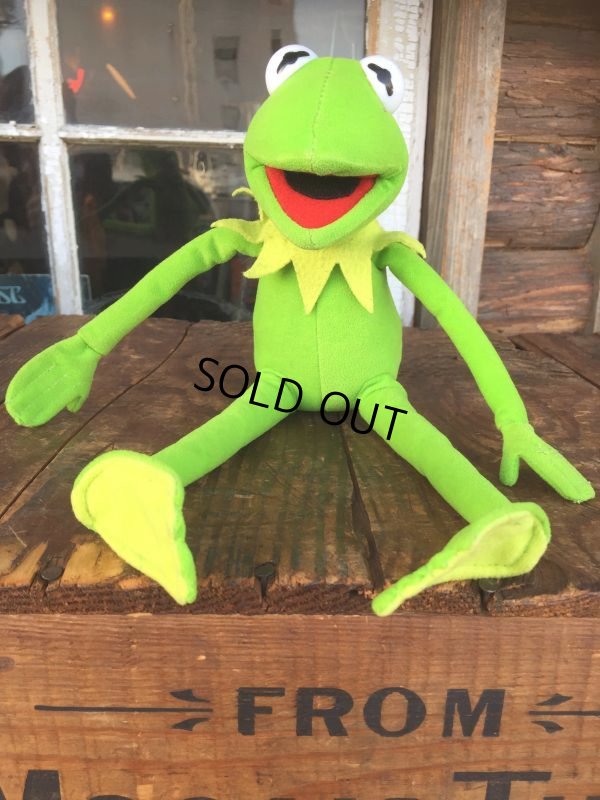 画像1: Vintage Muppets Kermit the Frog Plush Doll 28cm (AL796)