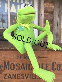 SALE 90s Vintage Muppets Kermit the Frog 30th Talking Doll (AL793)