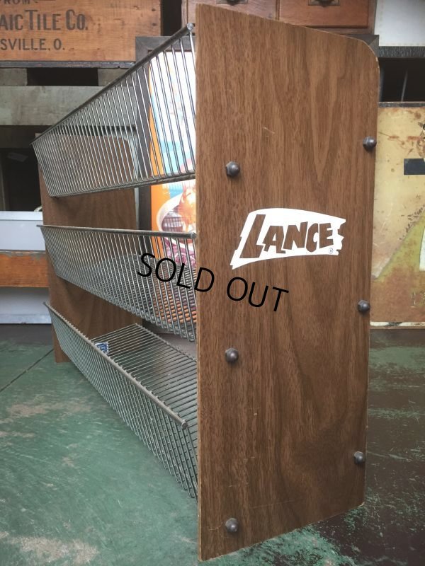 画像4: 70s Vintage LANCE Crackers Display Rack (AL803)