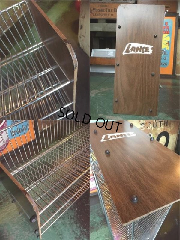 画像3: 70s Vintage LANCE Crackers Display Rack (AL803)