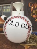 Vintage Baseball Milk Glass Swag Lamp (AL804)