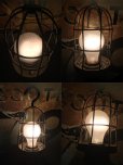 画像4: Vintage ESSCO KEYSTONE Industrial Wood Handle Trouble Lamp (AL805) (4)