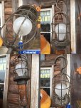 画像3: Vintage ESSCO KEYSTONE Industrial Wood Handle Trouble Lamp (AL805) (3)