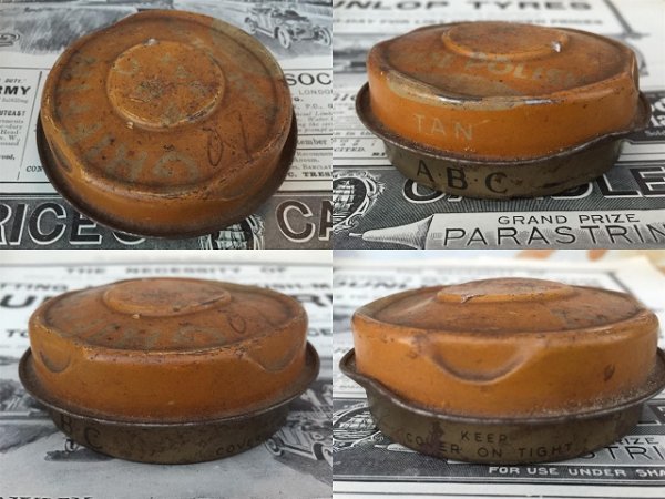 画像4: Vintage GRIFFIN ABC WAX Shoe Polish Can (AL819) 