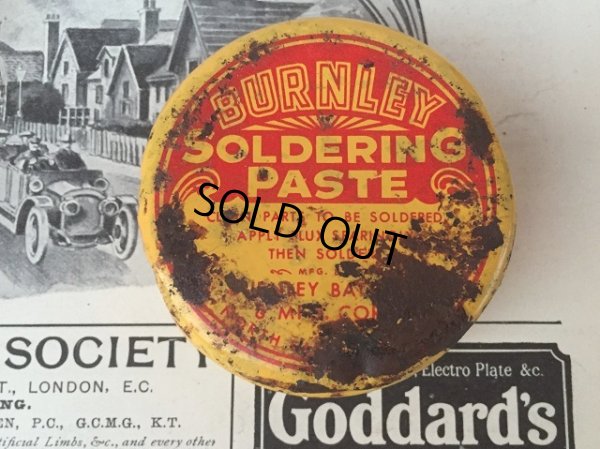 画像2: Vintage Burnley Soldering Paste Can (AL818) 