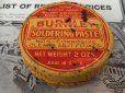 画像1: Vintage Burnley Soldering Paste Can (AL818)  (1)