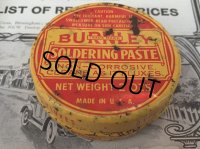Vintage Burnley Soldering Paste Can (AL818) 