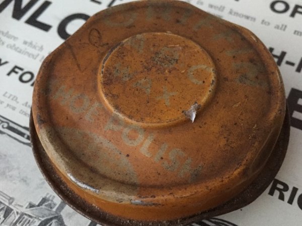 画像2: Vintage GRIFFIN ABC WAX Shoe Polish Can (AL819) 