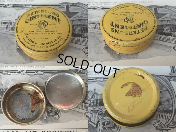 画像2: Vintage Peterson's Ointment Can (AL816) 