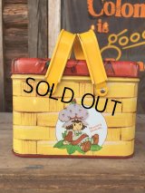80s Vintage SSC Tin Can Busket (AL849)